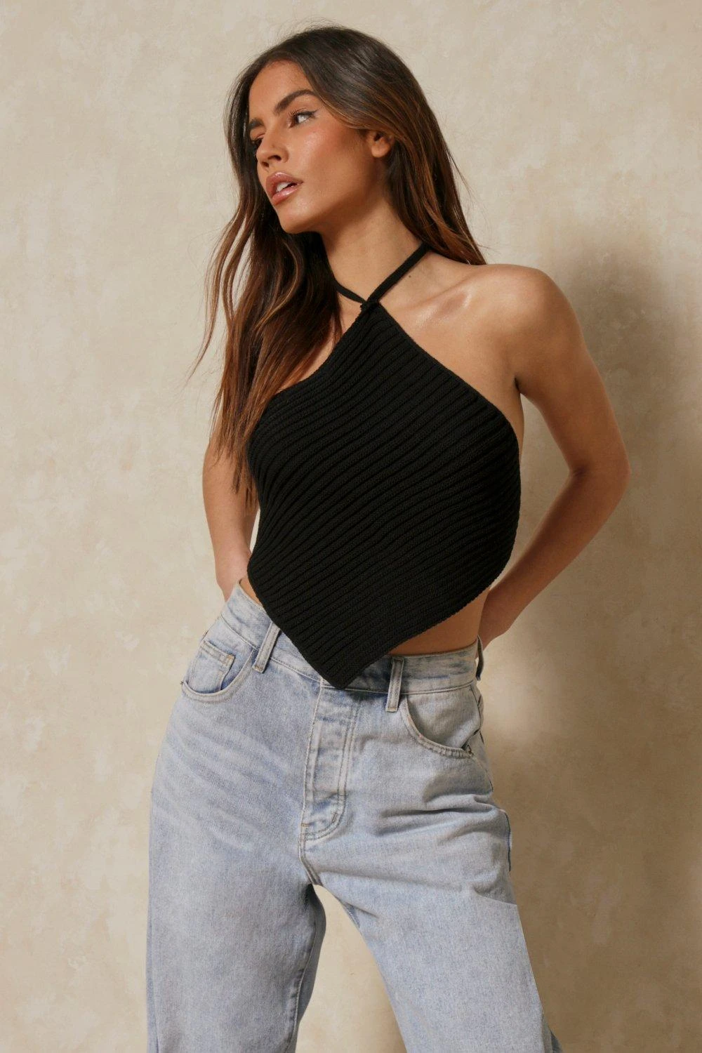 Knitted Handkerchief Top