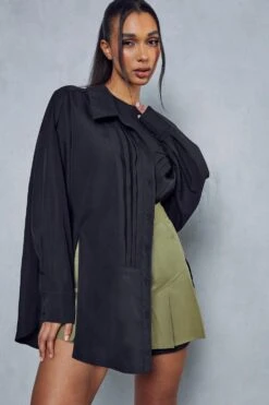 Premium Off The Shoulder Oversized Shirt