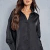 Satin Relaxed Shirt