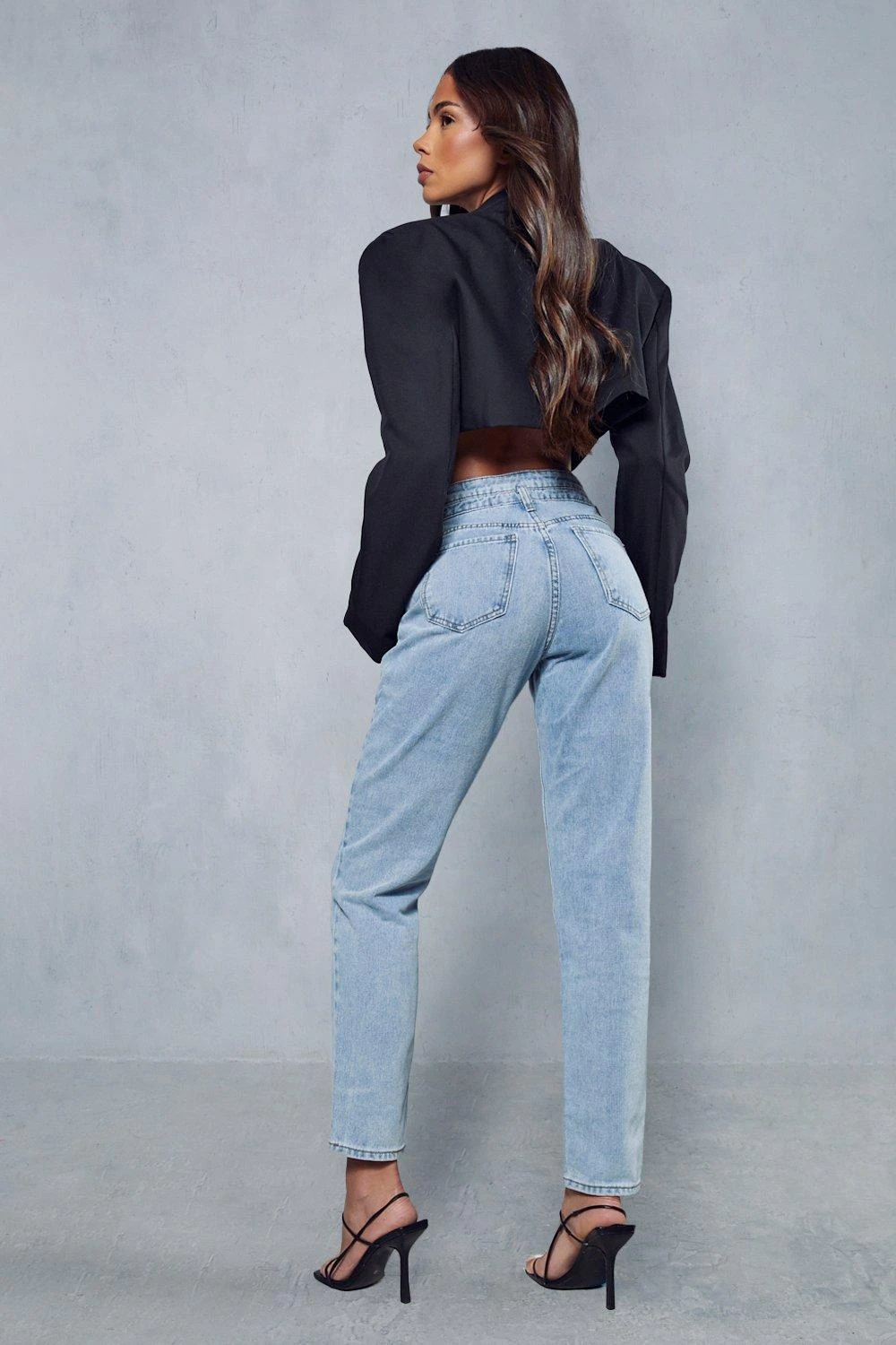 Double Waist Mom Jeans - Image 3