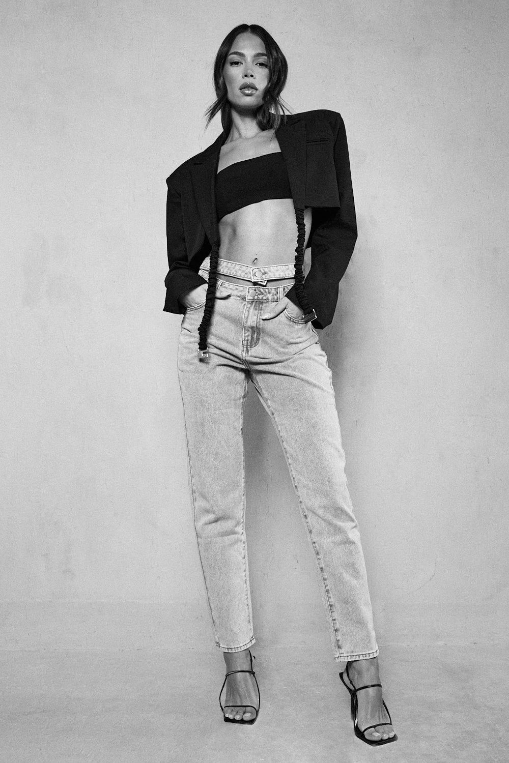 Double Waist Mom Jeans - Image 4