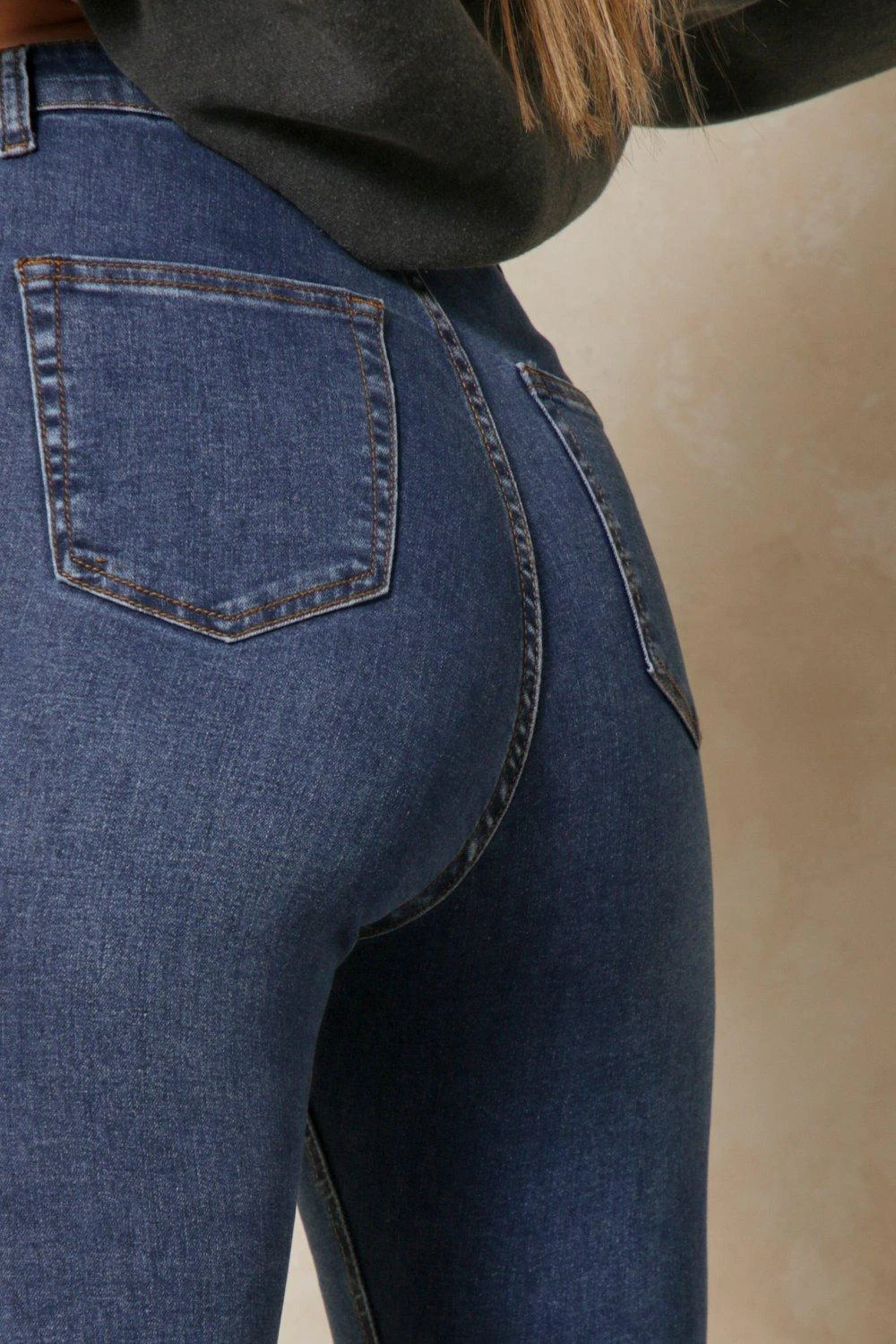 Dark Wash High Waisted Skinny Jean - Image 2