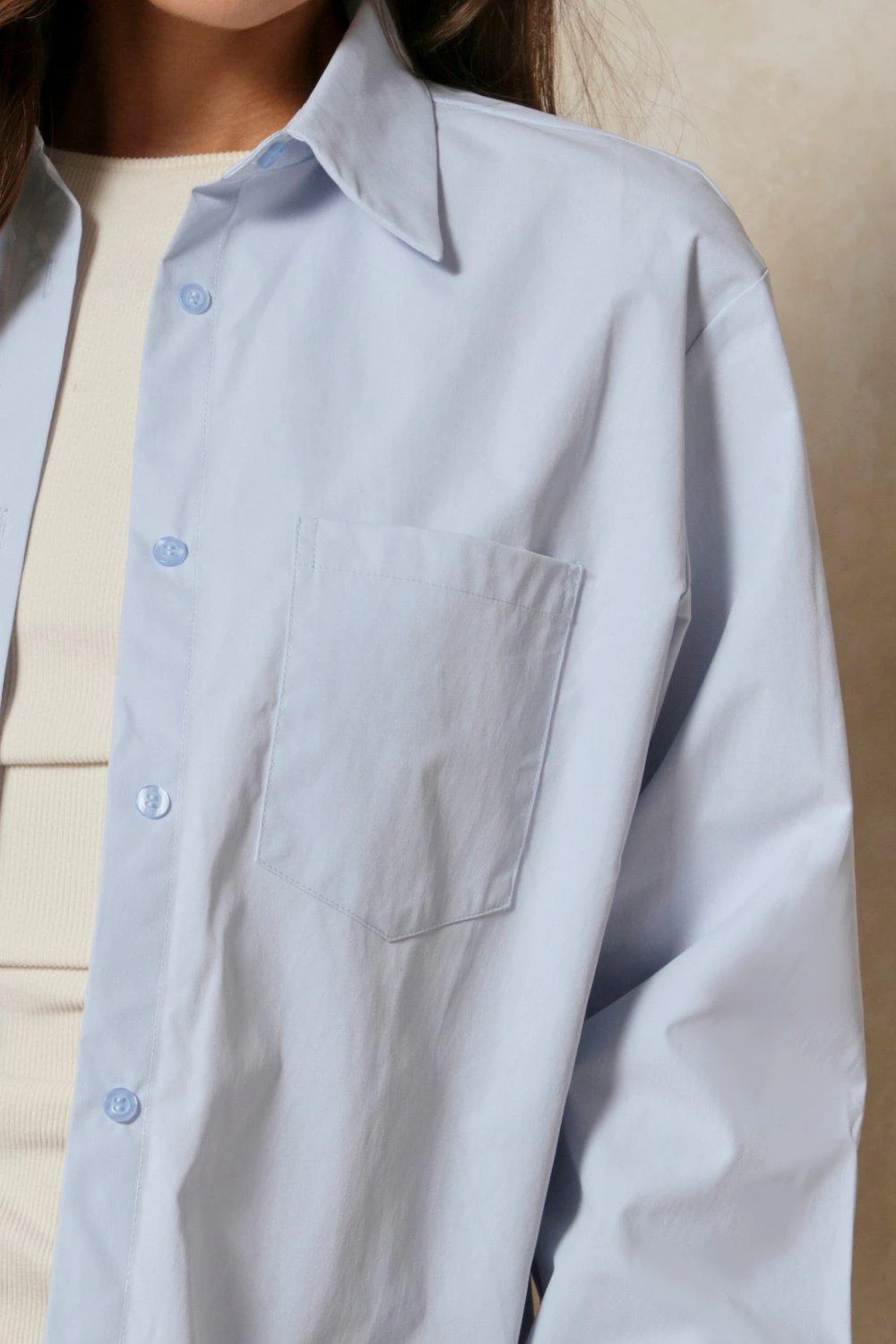 Oversized Poplin Shirt - Image 3
